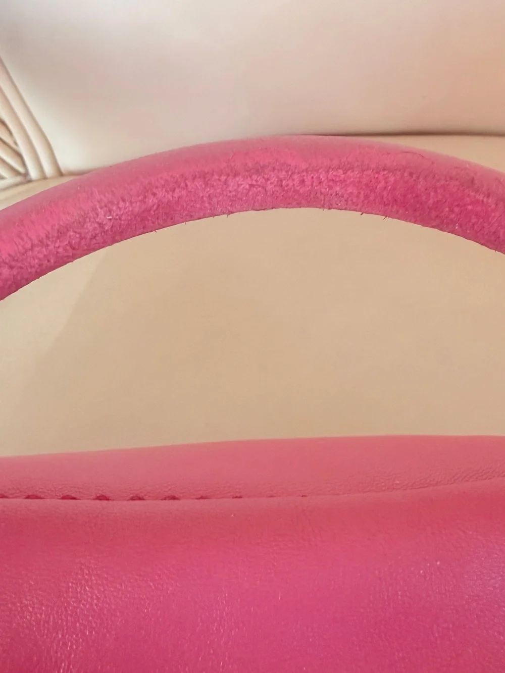 LOEWE Madrid Pink/ Red  2Way Medium Nappa Satchel. RT $ 3998.